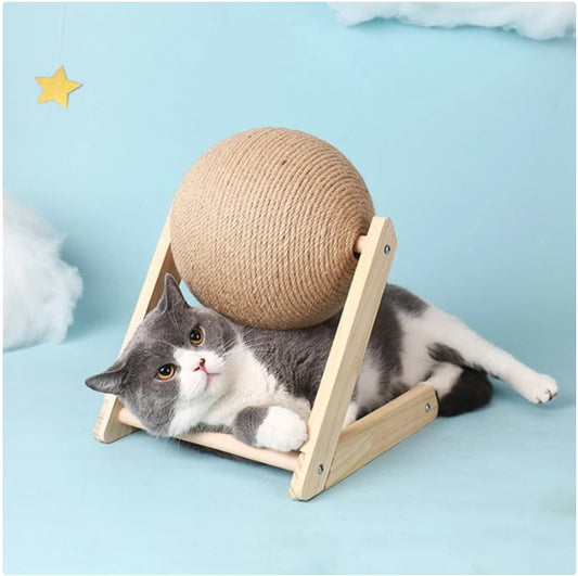 Cats scratches made of wood in different sizes