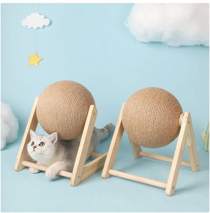 Cats scratches made of wood in different sizes