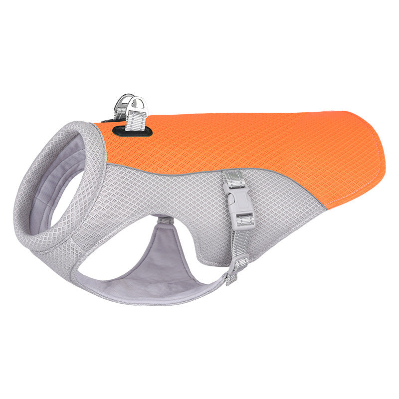 WalkingSummer cooling vest for dogs, heat resistant, cool dog clothes, breathable, sun resistant, for small and large dogs