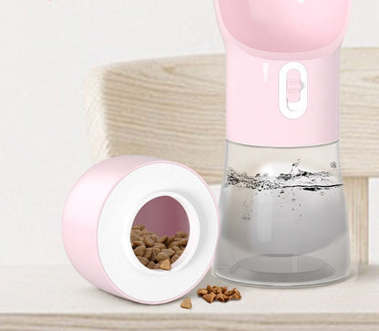✨ "Keep your furry friend happy and hydrated on every adventure – with our 2-in-1 water & snack bottle for dogs!" ✨