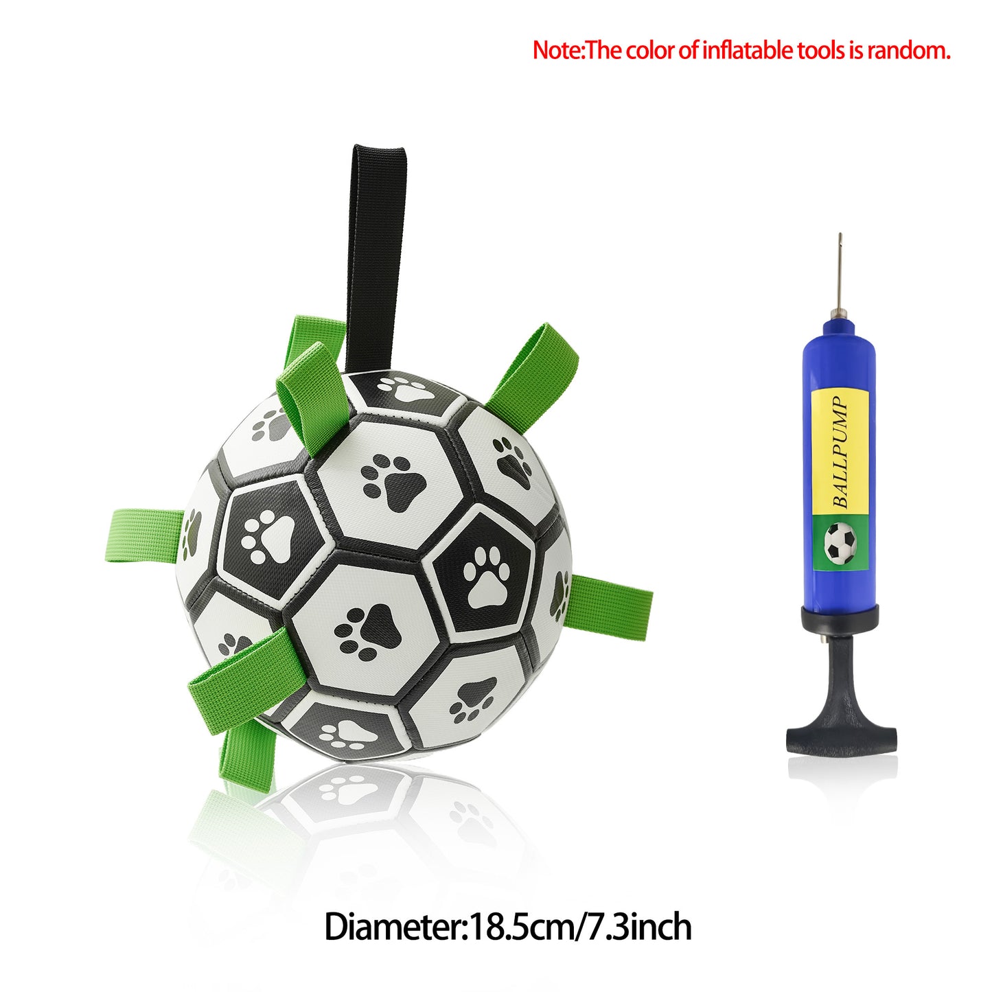 ⚽ "The ultimate fetch toy – keep your dog active, happy, and entertained with our durable paw-print soccer ball!" 🐾