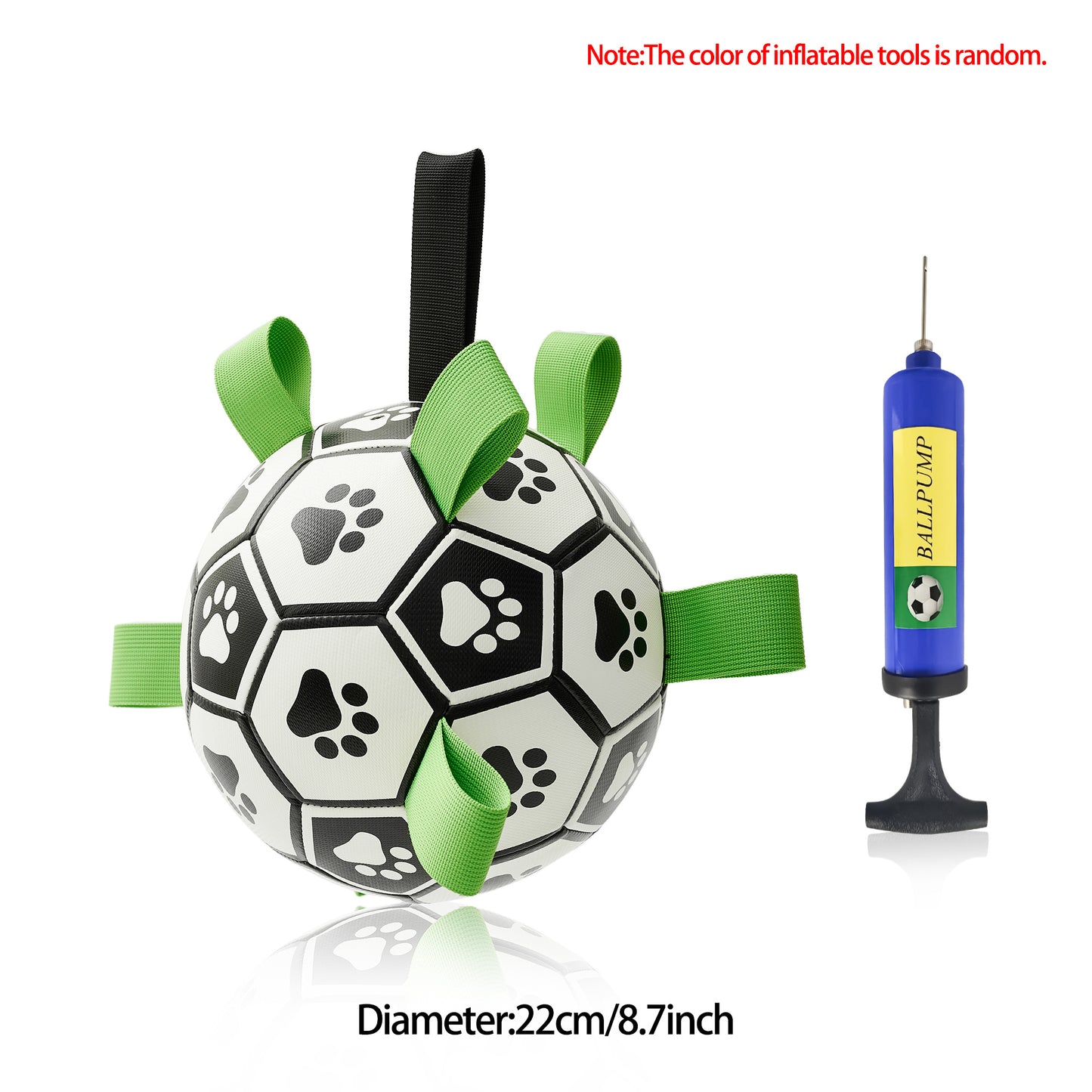 ⚽ "The ultimate fetch toy – keep your dog active, happy, and entertained with our durable paw-print soccer ball!" 🐾