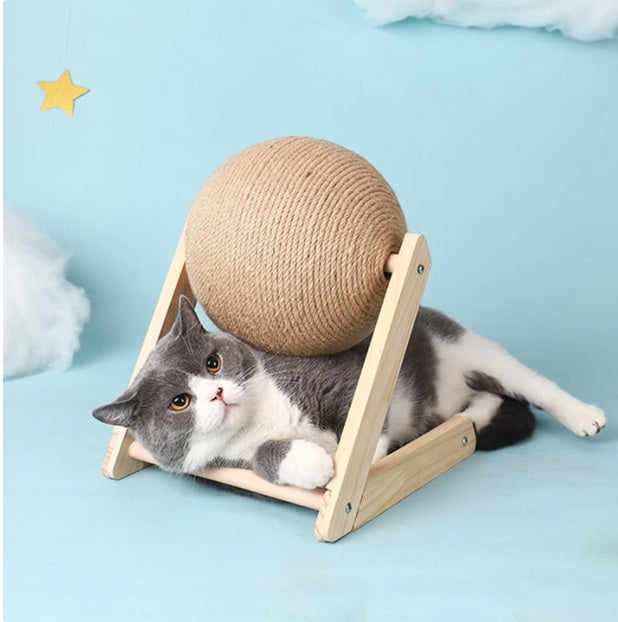 Cats scratches made of wood in different sizes
