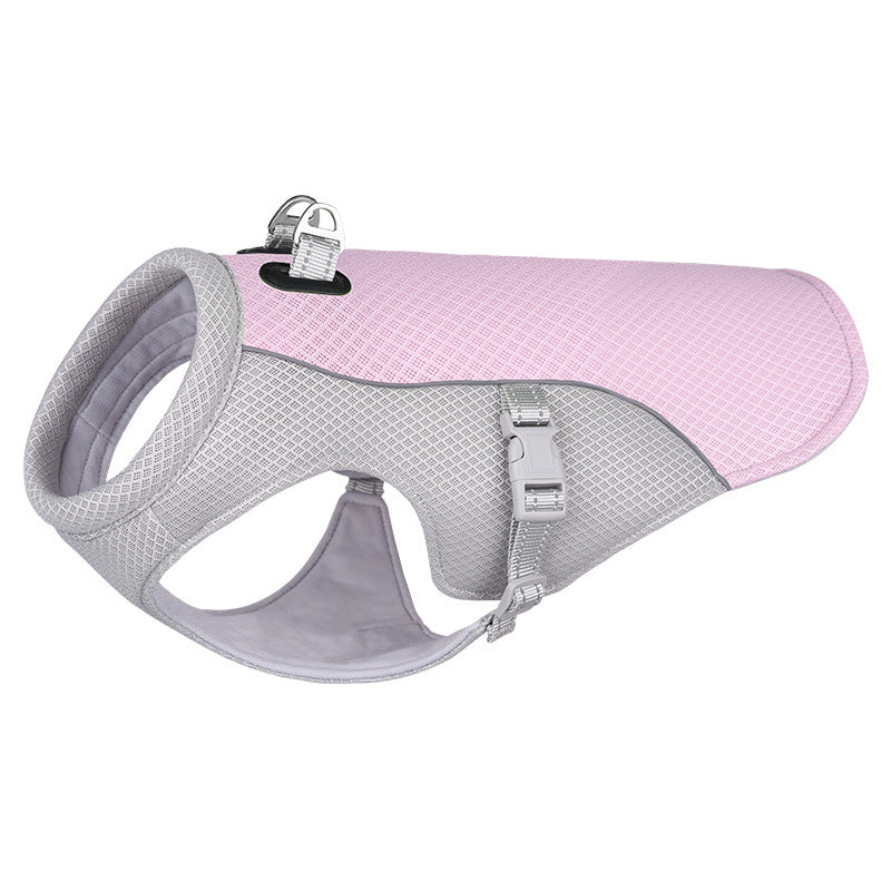 WalkingSummer cooling vest for dogs, heat resistant, cool dog clothes, breathable, sun resistant, for small and large dogs
