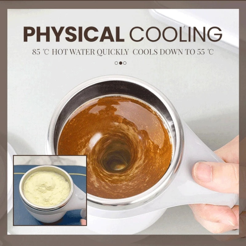 Rechargeable Model Automatic Agitated Cup Coffee Cup High Quality Electric Stirring Cup Lazy Milkshake Rotating Magnetic Water Cup