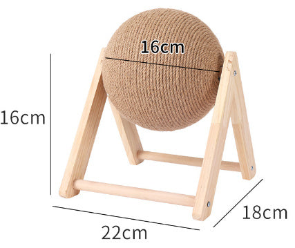 Cats scratches made of wood in different sizes