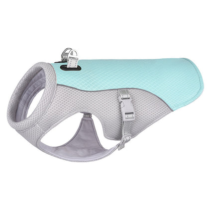 WalkingSummer cooling vest for dogs, heat resistant, cool dog clothes, breathable, sun resistant, for small and large dogs