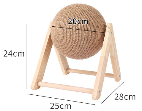 Cats scratches made of wood in different sizes