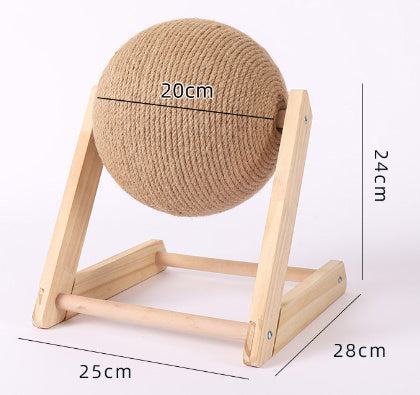 Cats scratches made of wood in different sizes