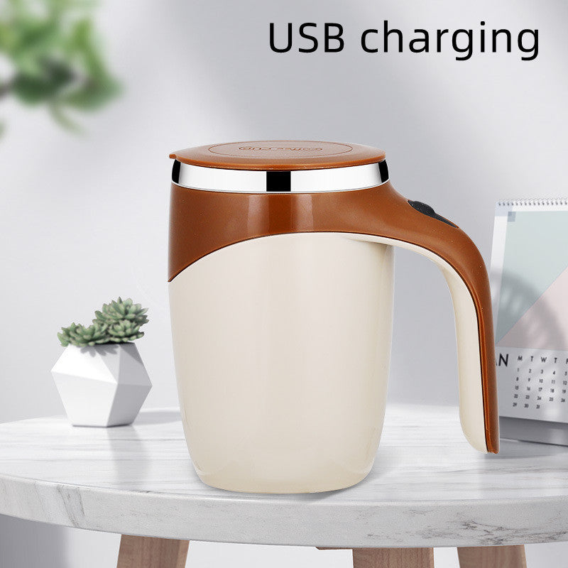 Rechargeable Model Automatic Agitated Cup Coffee Cup High Quality Electric Stirring Cup Lazy Milkshake Rotating Magnetic Water Cup