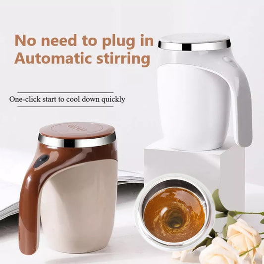Rechargeable Model Automatic Agitated Cup Coffee Cup High Quality Electric Stirring Cup Lazy Milkshake Rotating Magnetic Water Cup