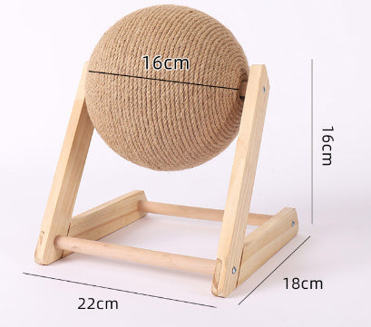 Cats scratches made of wood in different sizes