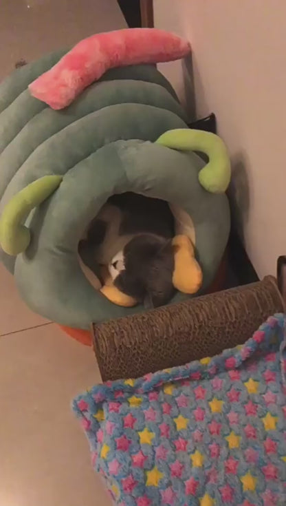 Plush Pet Bed Winter Warm