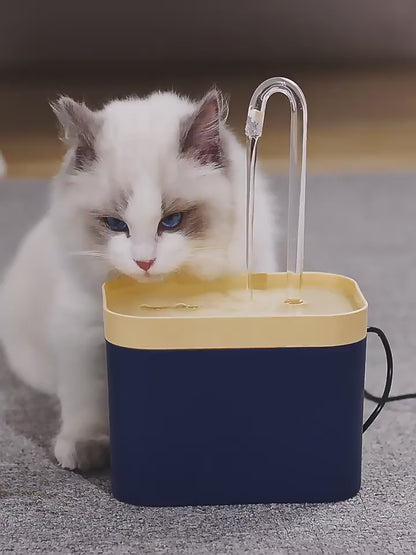 Automatic Cat Water Fountain Auto Filter USB Electric Mute Cat Drinker Bowl 1.5L Recirculate Filtring Drinker For Cats Pet Water Dispenser
