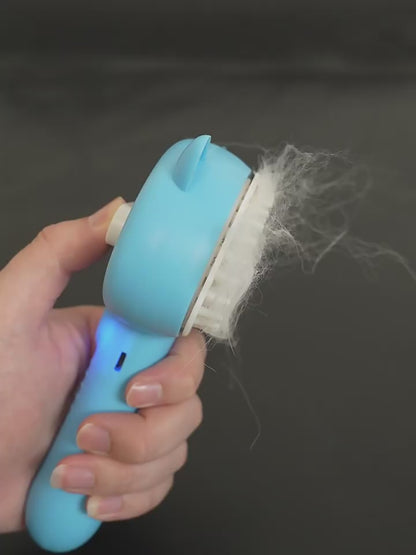 Hair Cleaning Brush With Mist Multifunctional Cat Grooming Brush Rechargeable Self Cleaning Slicker Brush For Pets Dogs & Catsb Pet Products